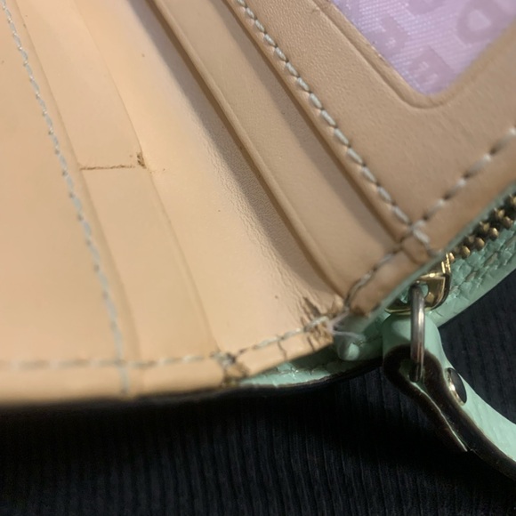 Kate Spade Mint Green Leather Wallet - Picture 12 of 14